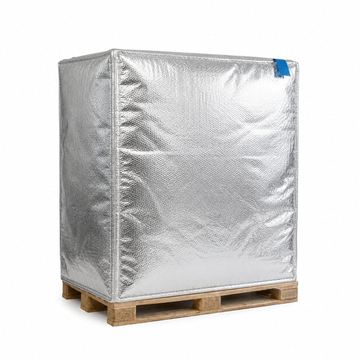 Thermohoes blokpallet 120 x 100 x 150 cm dubbellaags (thermal pallet cover) — Cooled Solutions