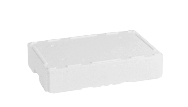EPS-frigolitlåda 16 L, 600x400x122 mm - 1 pall (80 stycken)