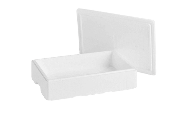 EPS-frigolitlåda 22 L, 600x400x146 mm - 1 pall (80 stycken)