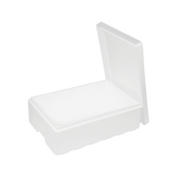 EPS-frigolitlåda 34 L, 600 x 400 x 205 mm