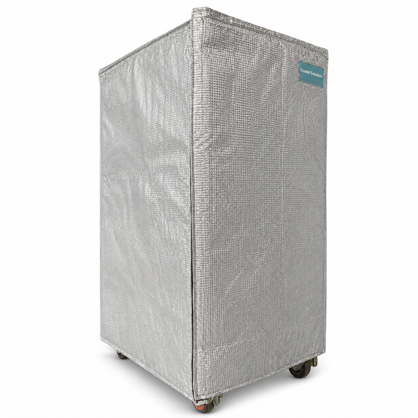 Återanvändbar termohuv för rullcontainer 85 x 70 x 150 cm utan öppning
